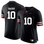 Men's Ohio State Buckeyes #10 Ryan Shazier Black Nike NCAA College Football Jersey September DBT2444ZG